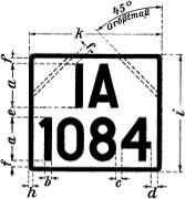 schwarz auf weiß obere Zeile IA untere 1084