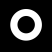 weißer Kreis auf schwarzem, quadratischem Grund