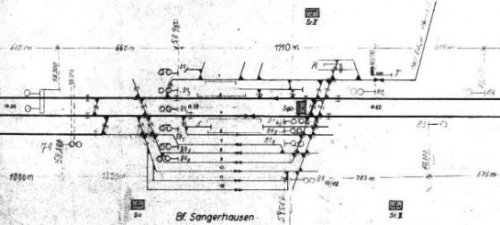 Schematischer Lageplan Sangerhausen
