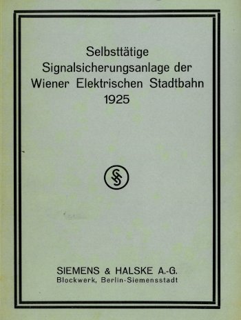 Titel und S&H-Symbol im Rahmen aus zwei schwarzen Linien