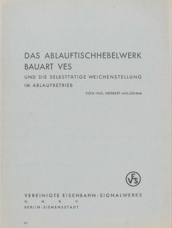 Titel, Autor, VES-Symbol, grauer Hintergrund