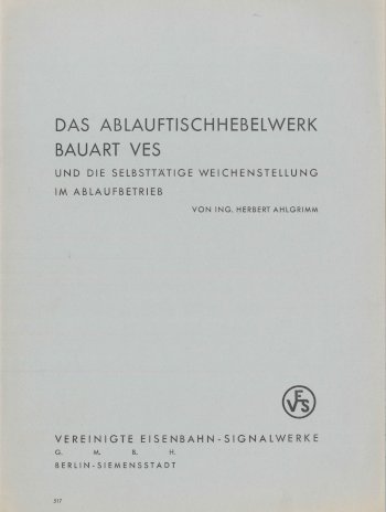 Titel, Autor, VES-Symbol, grauer Hintergrund