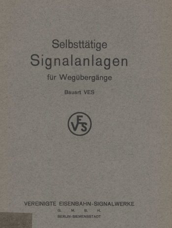 Titel, darunter VES-Symbol